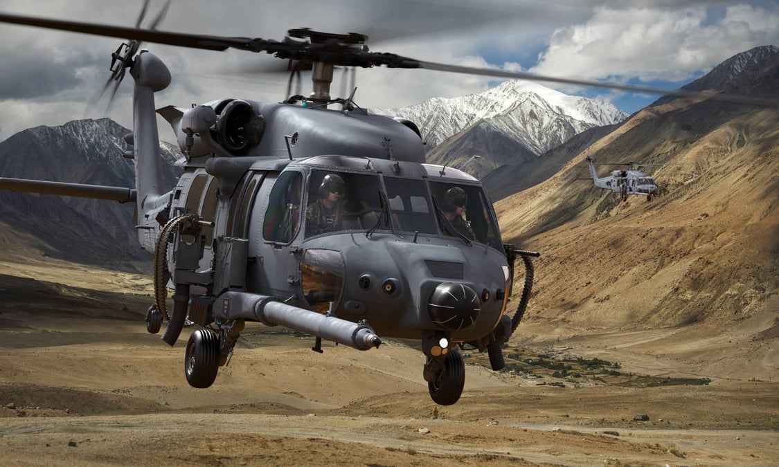 Le HH-60W devra pouvoir évoluer en zone de combat.