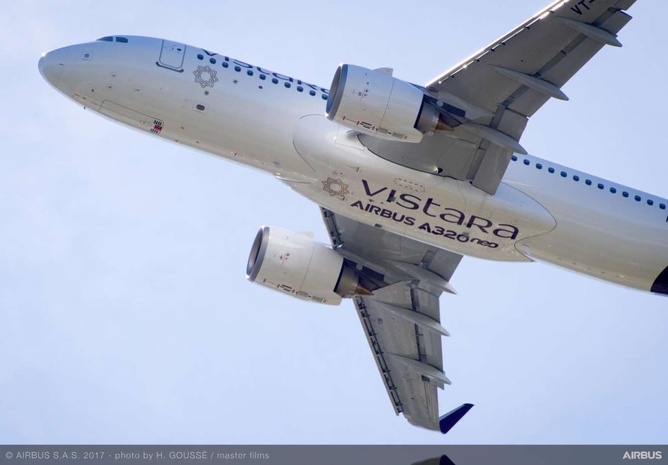 Vistara A320neo.