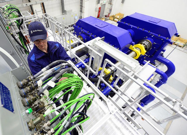 UltraFan power gearbox testing.