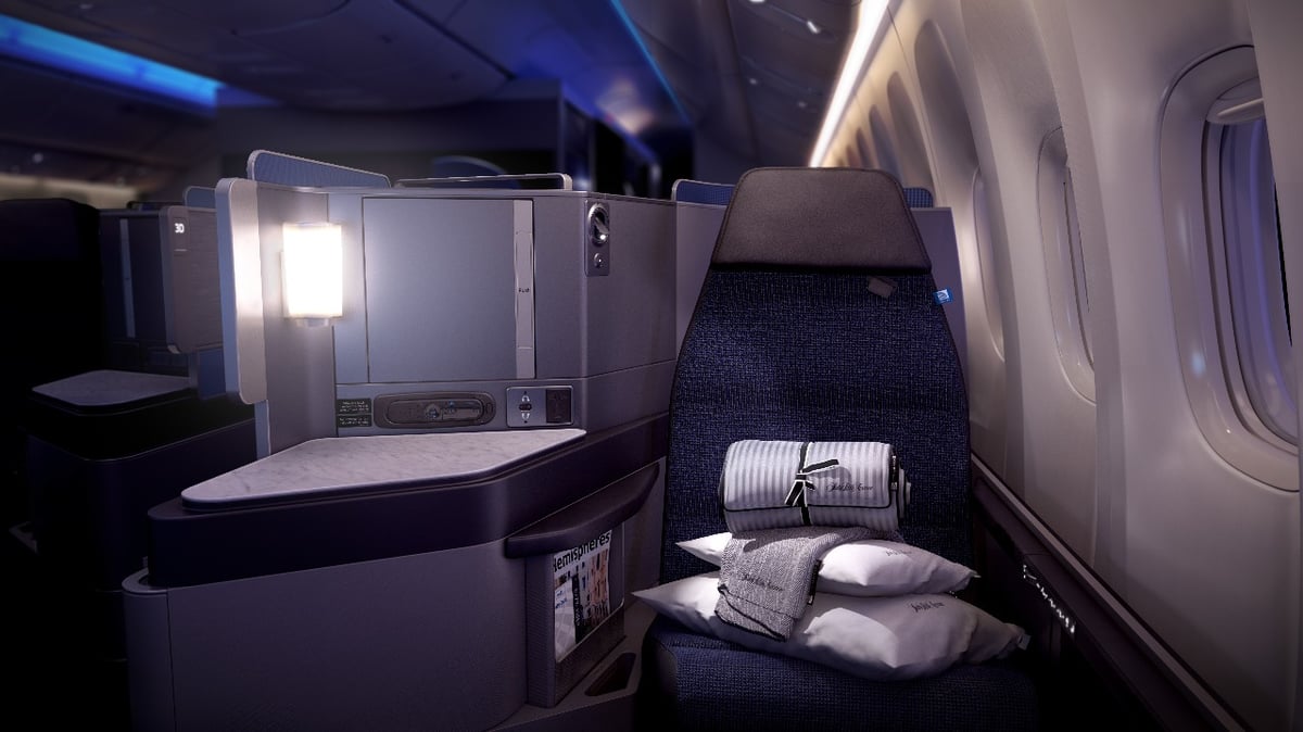 La nouvelle classe affaires de United Airlines.
