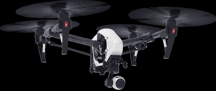 DJI a mobilisé un drone Inspire 1 pour cette expédition.