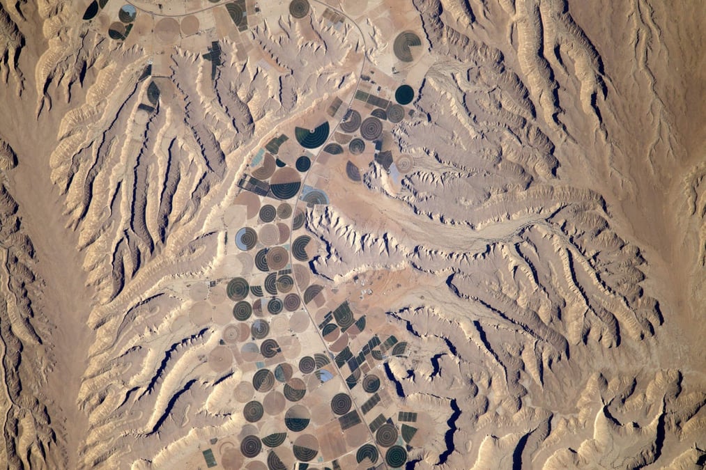 En Arabie Saoudite, depuis l’ISS.