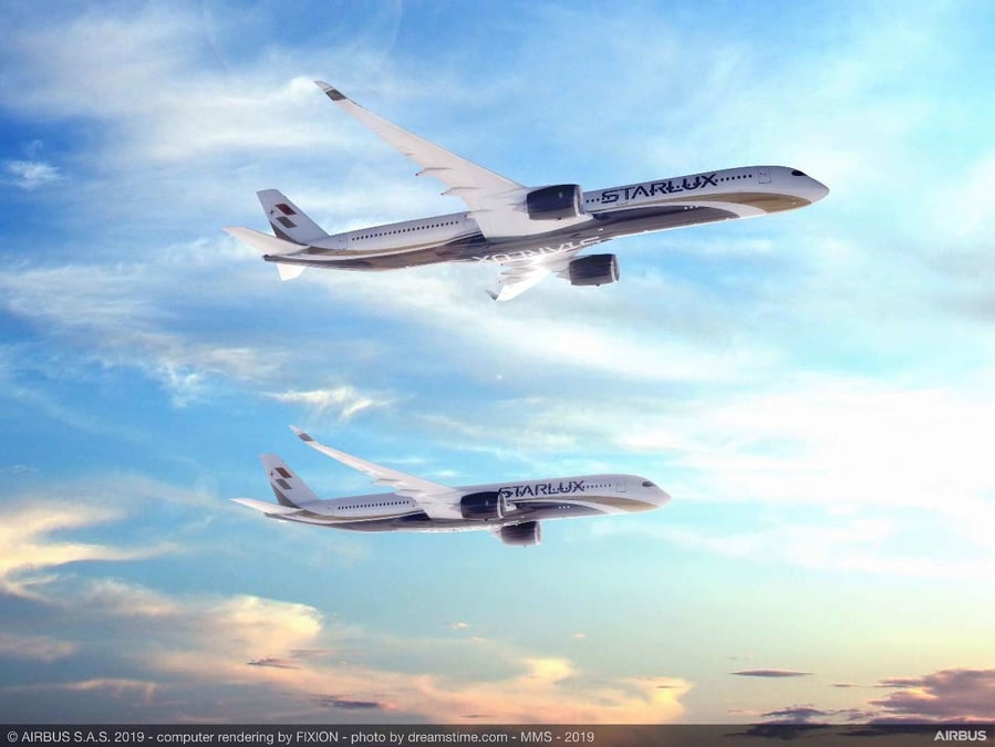 Starlux Airlines prévoit de commencer ses vols long-courriers en 2022.