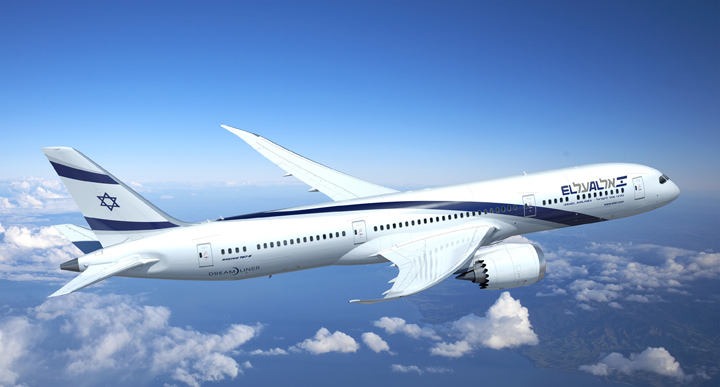 Un Boeing 787-9 de la compagnie EL AL