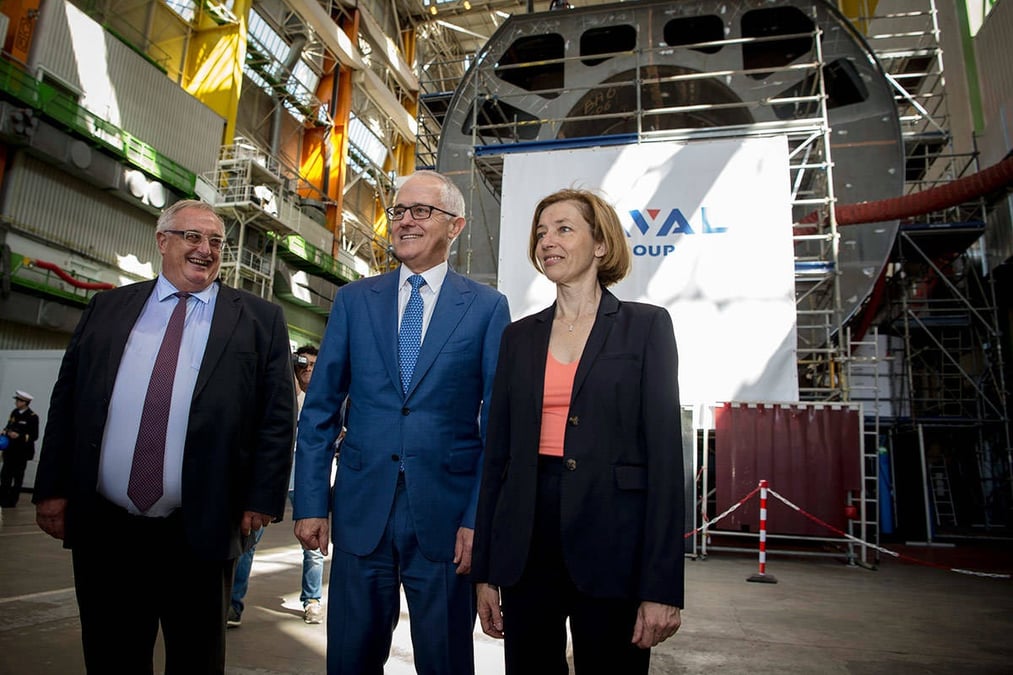 Le 9 juillet, la Ministre des Armées s'est rendue sur le site de Naval Group pour accueillir le Premier ministre australien.