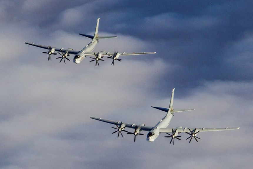 Les missiles H-101 ont été largués par des Tu-95MS.