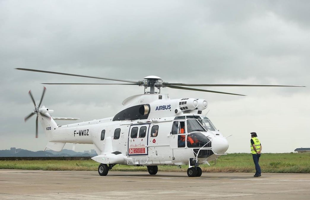 L'Airbus Helicopters H215 débute sa tournée de démonstrations en vol en Chine, qui s'étalera sur une durée de deux semaines.