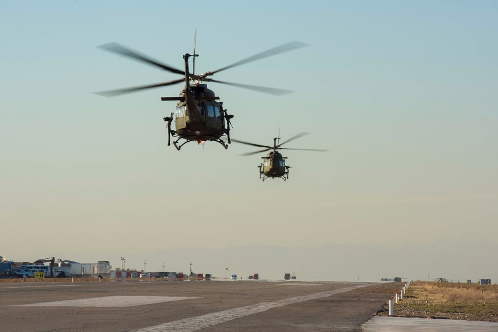 L'aviation royale canadienne peut mobiliser des Griffon.