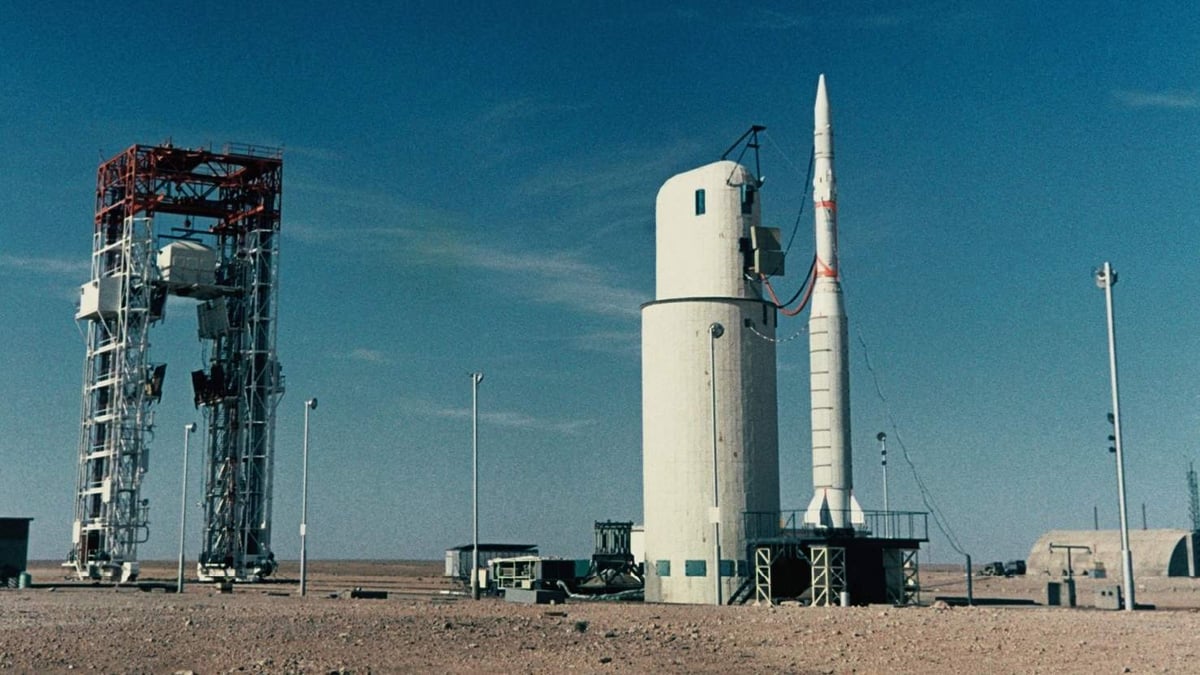 La base Brigitte, d'où fut notamment lancée la première fusée Diamant, le 26 novembre 1965.