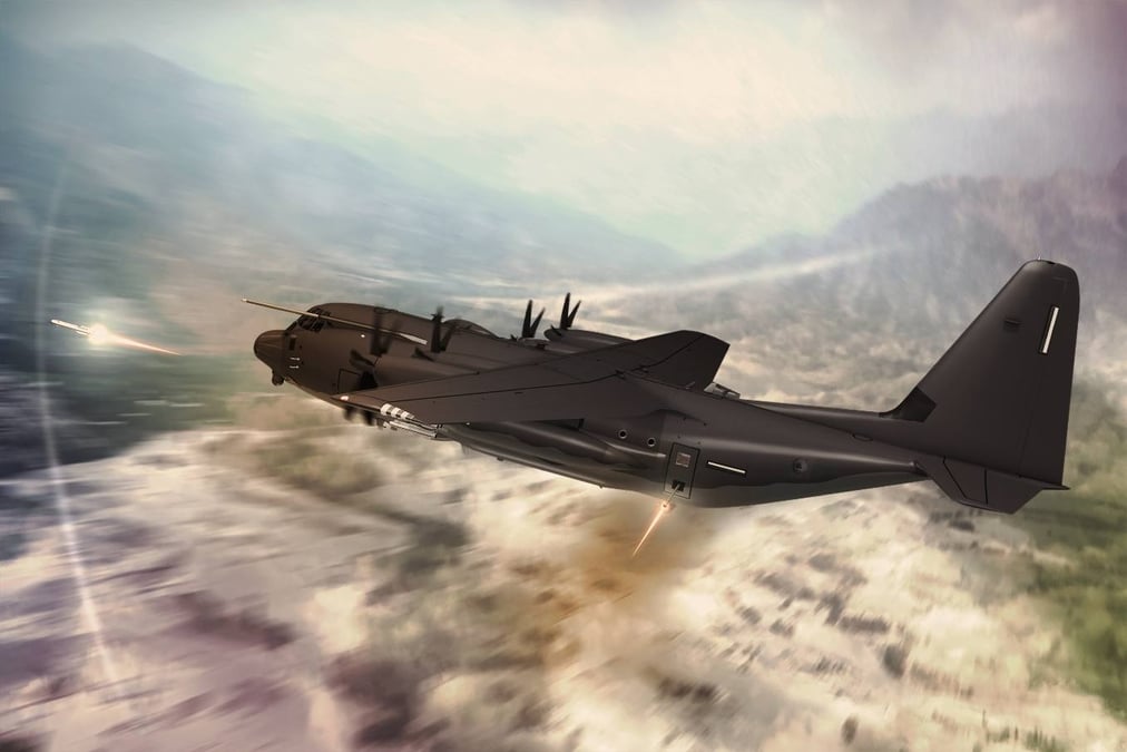 Lockheed Martin a dévoilé son nouveau C130 dédié aux forces spéciales.
