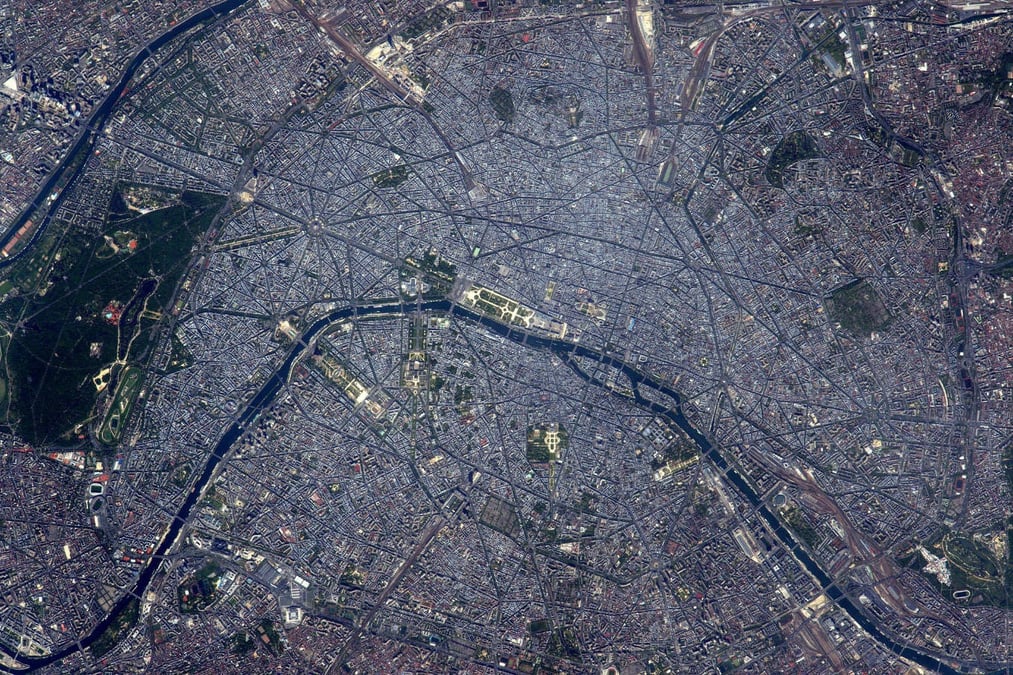 Paris, vue depuis l’ISS.