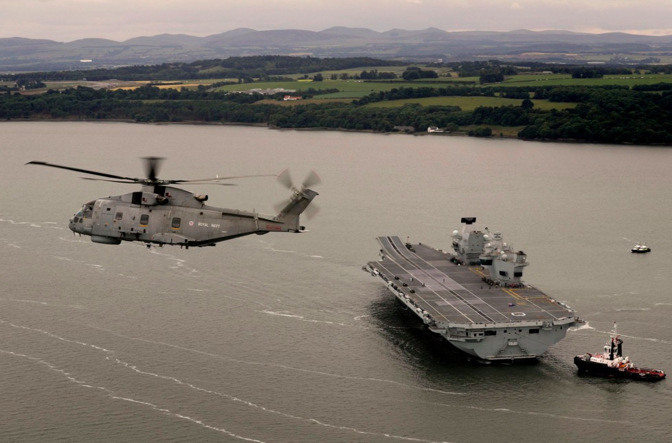 Le "Queen Elizabeth" va effectuer six semaines d'essais en mer.