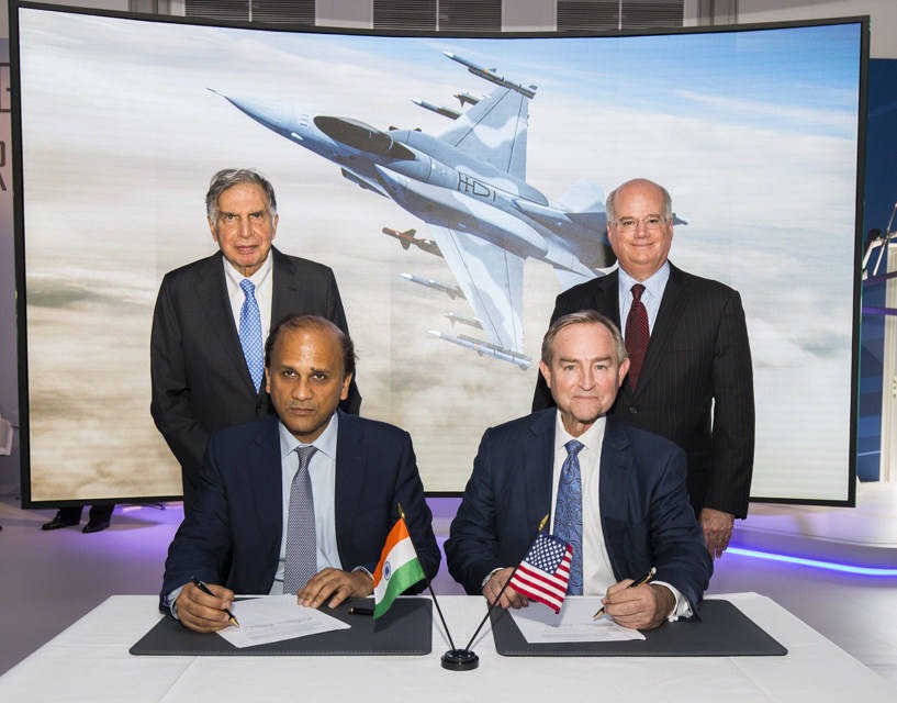 Lockheed Martin et Tata ont signé une lettre d'intention pour coopérer sur la production du F-16 Block 70.