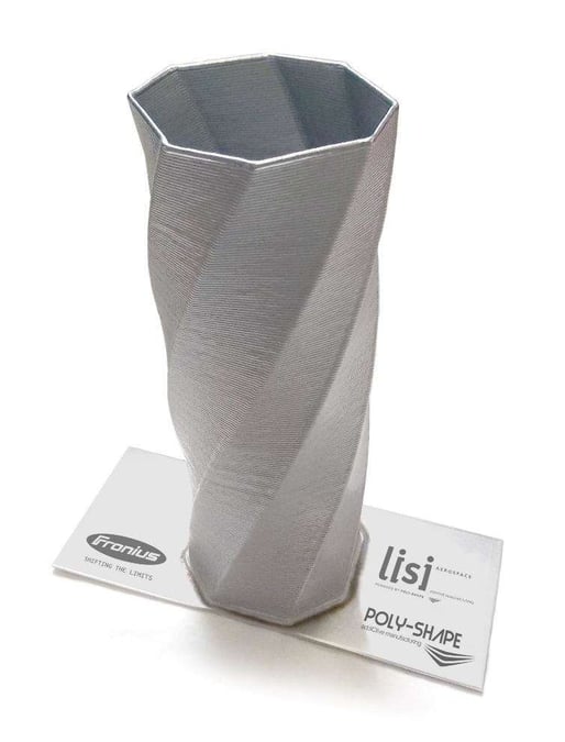 Pièce en aluminium produite par procédé DED-W.