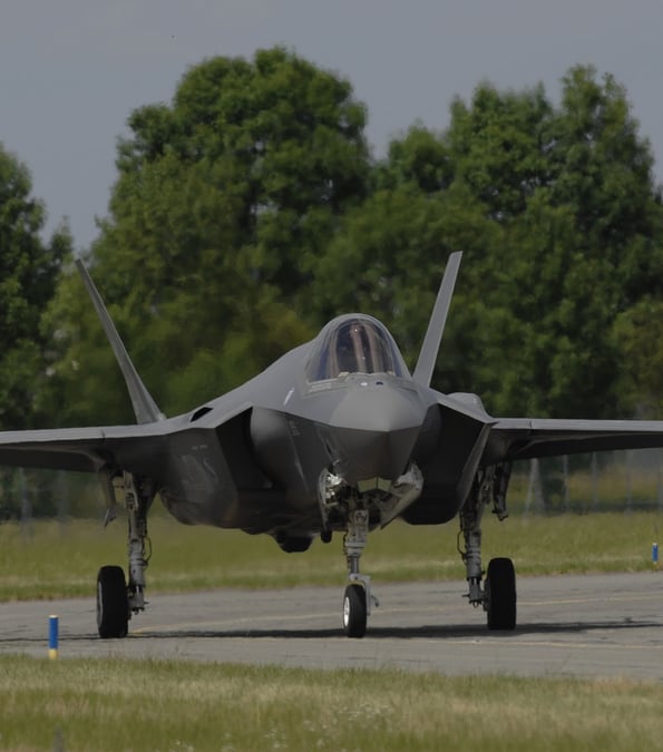 L'US Air Force expose deux F-35 à l'occasion du SIAE.