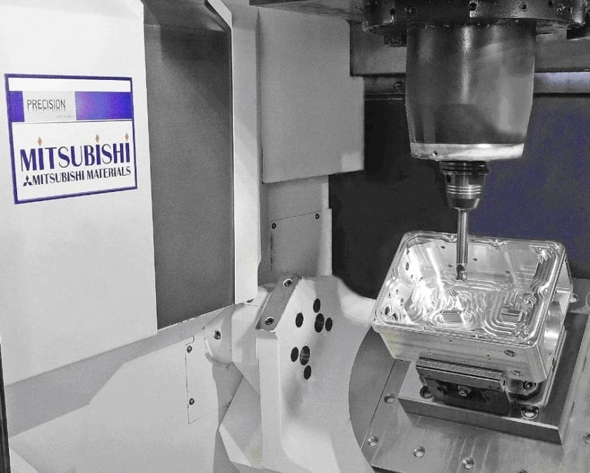 Fraise à embout Imx - usinage pièce aéronautique en aluminium