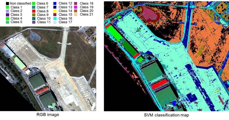SYSIPHE permet de classifier des matériaux et de définir des zones d'intérêt