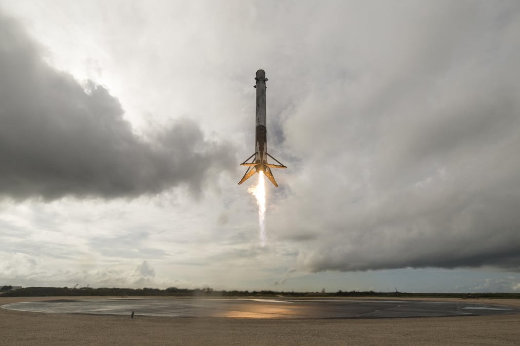 Nouvelle récupération d'étage parfaite pour SpaceX.