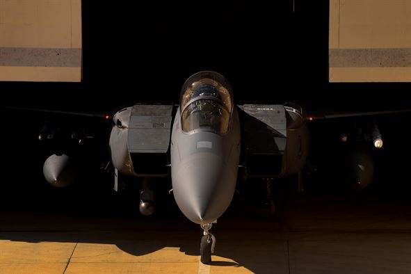 Les F-15 de la 494è escadre de chasse étaient déployé sur la BA d'Uvda.