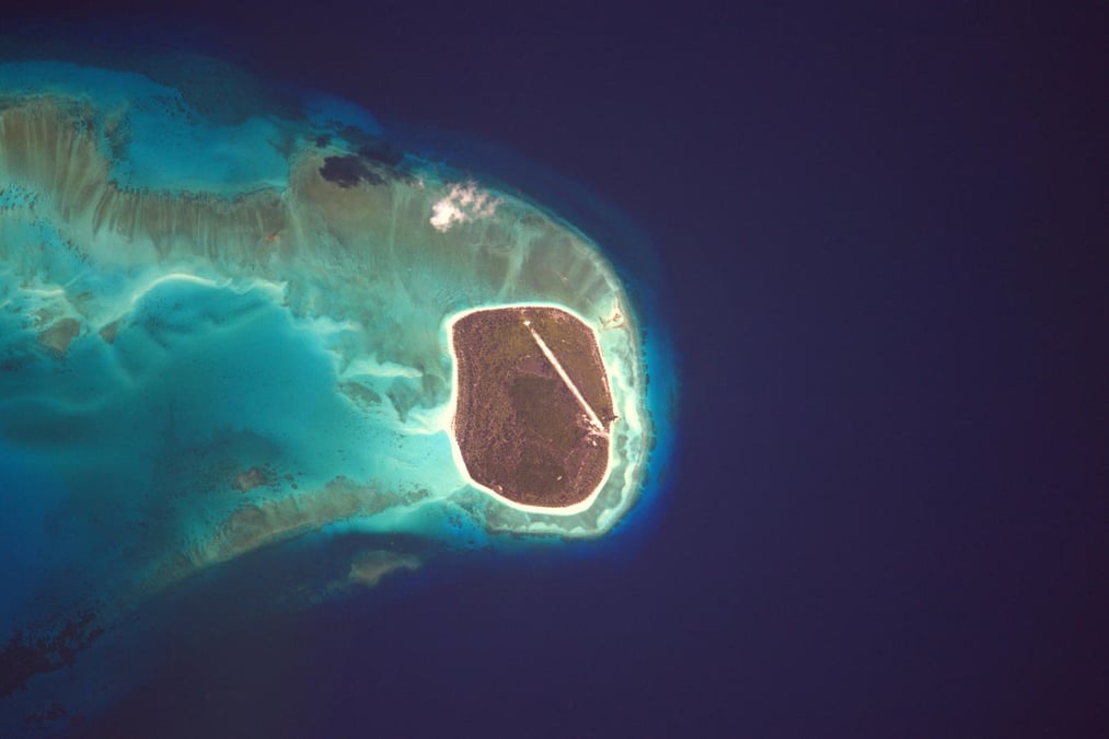 Grande Glorieuse, vue depuis l’ISS.
