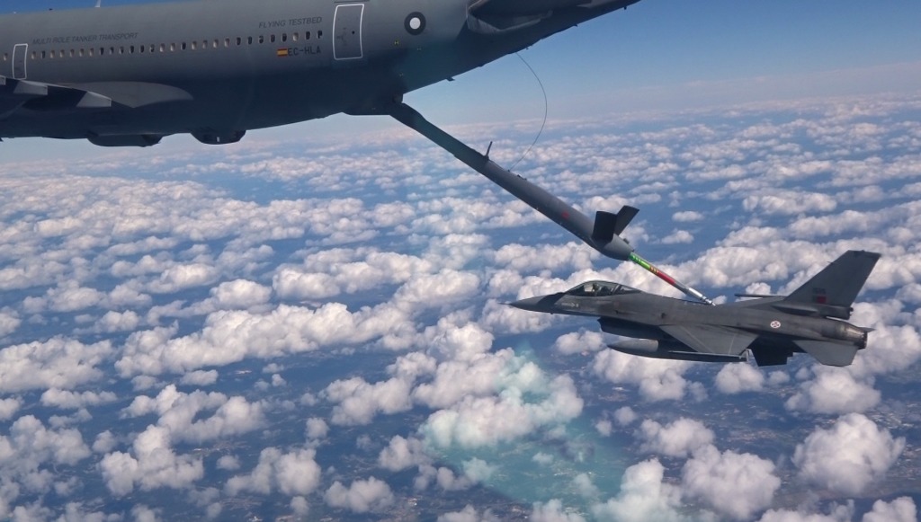 Un Airbus A330 MRTT est parvenu à effectuer 6 contacts automatiques pour du ravitaillement en vol.