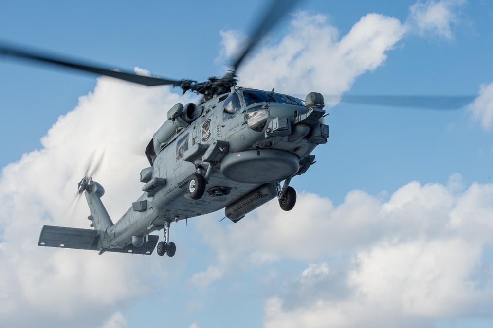 Un MH-60R Sea Hawk s'est crashé près de l'océan Pacifique.