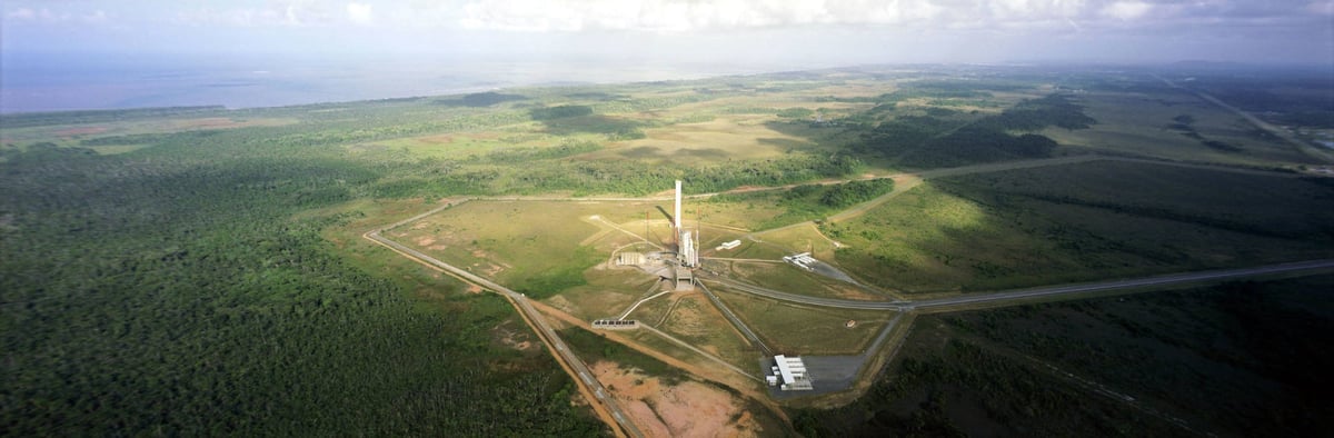 La zone de lancement dédiée à Ariane 5, en Guyane.