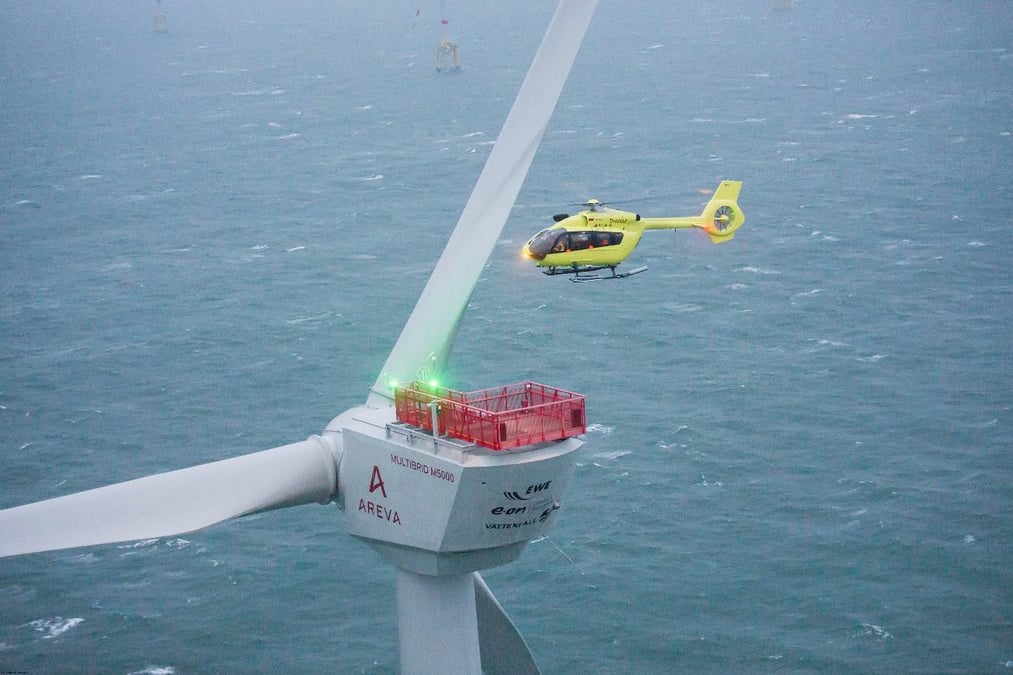 Le H145 va pouvoir emporter 40% de charge utile supplémentaire ou deux techniciens grâce à ses moteurs plus puissants.