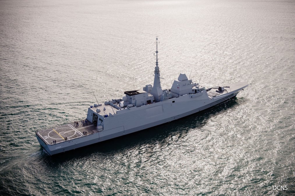 La Marine française a receptionné sa fregate multi-missions Auvergne.