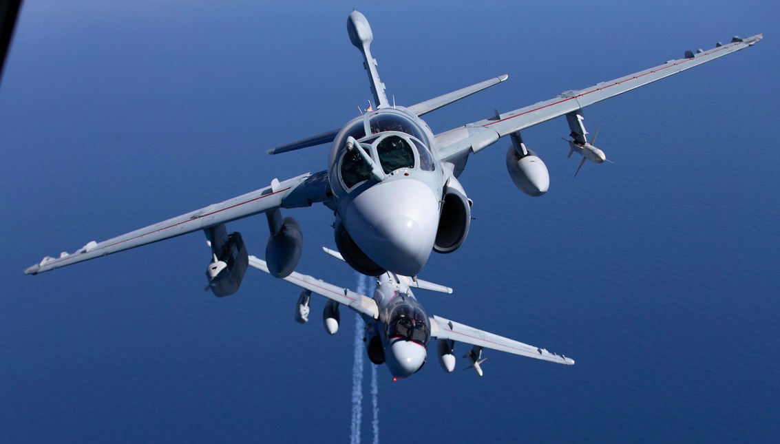 L'un des derniers vols de Prowler des Marines