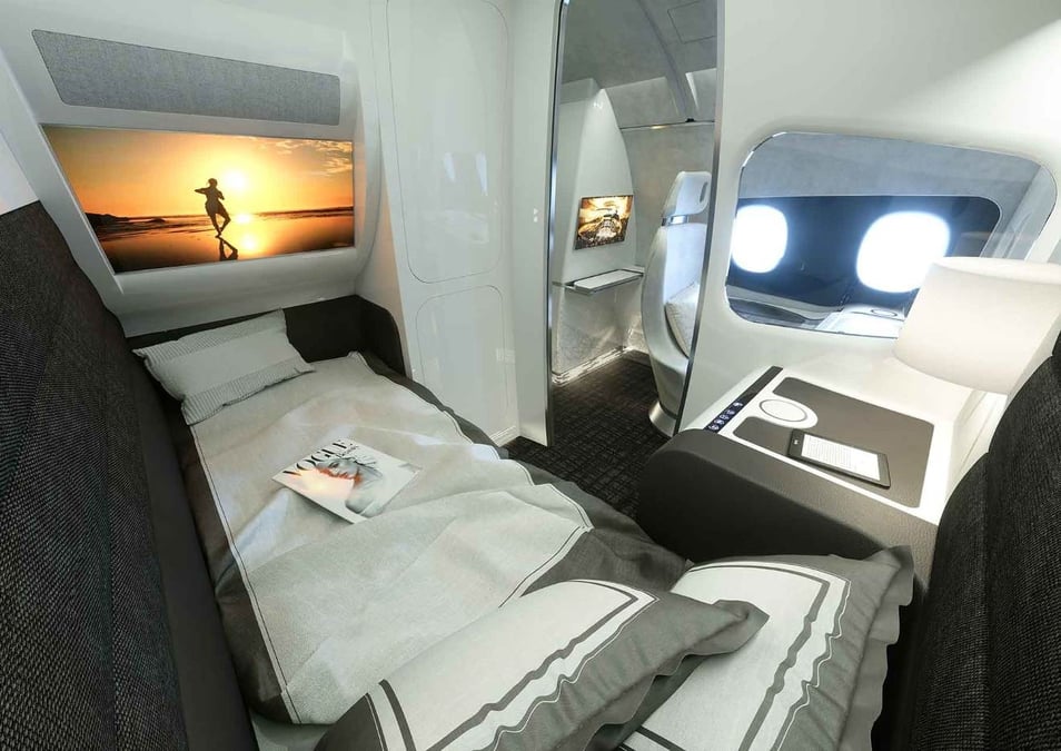 Concept de Suite développée par Airbus Interiors Services.