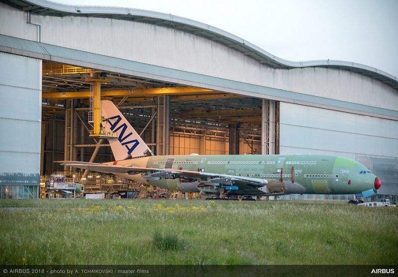 A380 for All Nippon Airways.