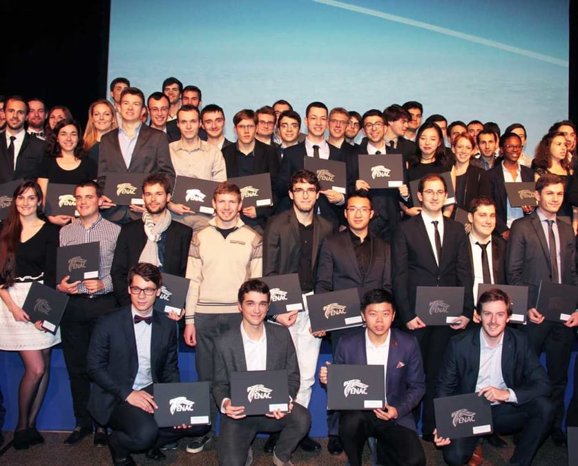 Cérémonie de remise des diplômes ingénieurs Enac.