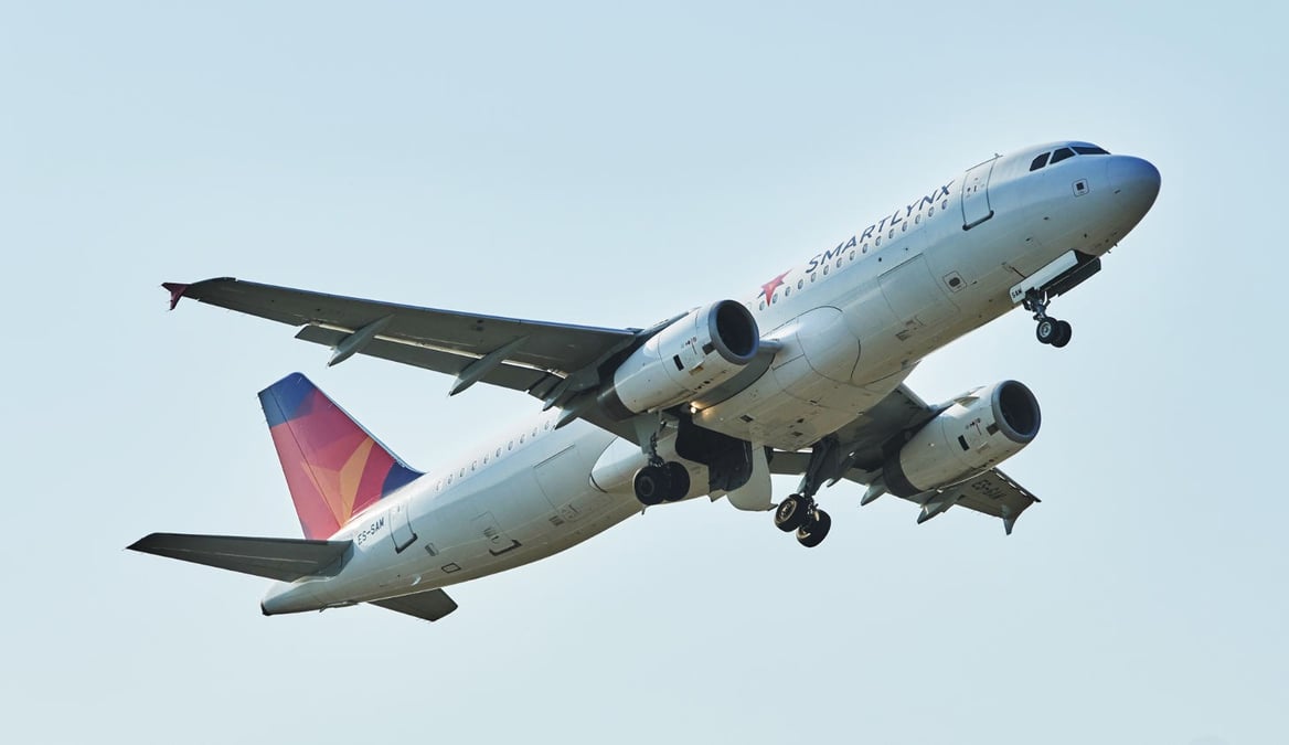 Un A320 de la compagnie SmartLynx Airlines