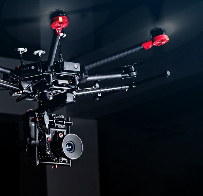 Des drones Matrice 600 Pro ont été employés pour la conduite des missions.