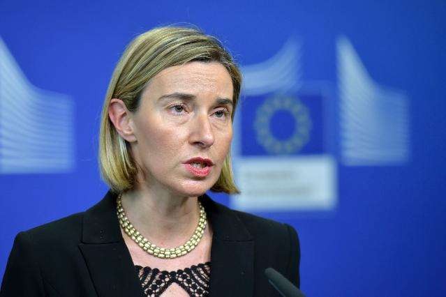 Federica Mogherini, la Haute Représentante de l'EU pour les Affaires extérieures et de Sécurité a annoncé la création d'un QG commun pour l'UE