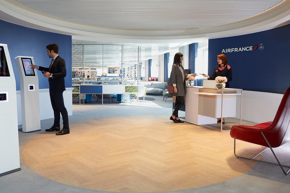 L'espace Rotonde du salon du terminal 2G