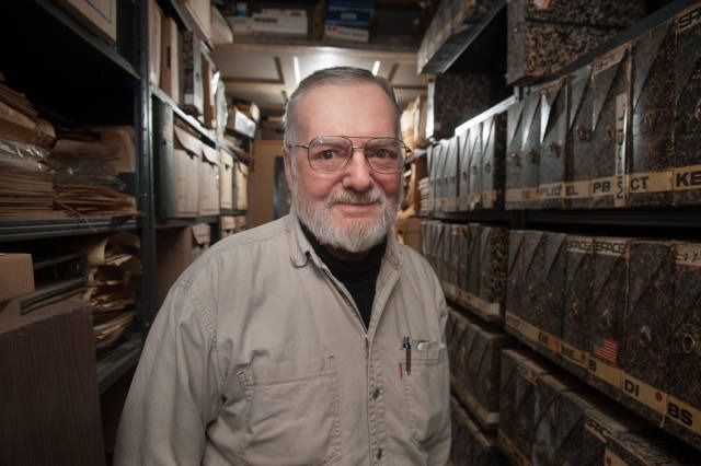 Jacques Tiziou dans sa caverne d'Ali Baba en 2013, à Washington.