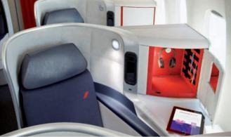 Le siège Cirrus de Zodiac Aerospace est devenu le fauteuil-couchette de la classe Affaires de la flotte de long-courriers d'Air France.