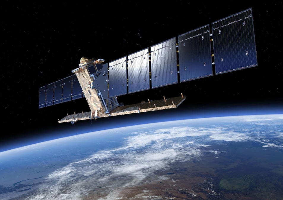 Satellite Sentinel 1 à ouverture radar