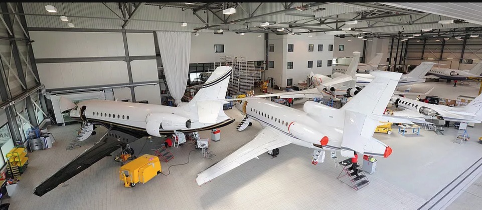 TAG maintenance centre in Geneva.