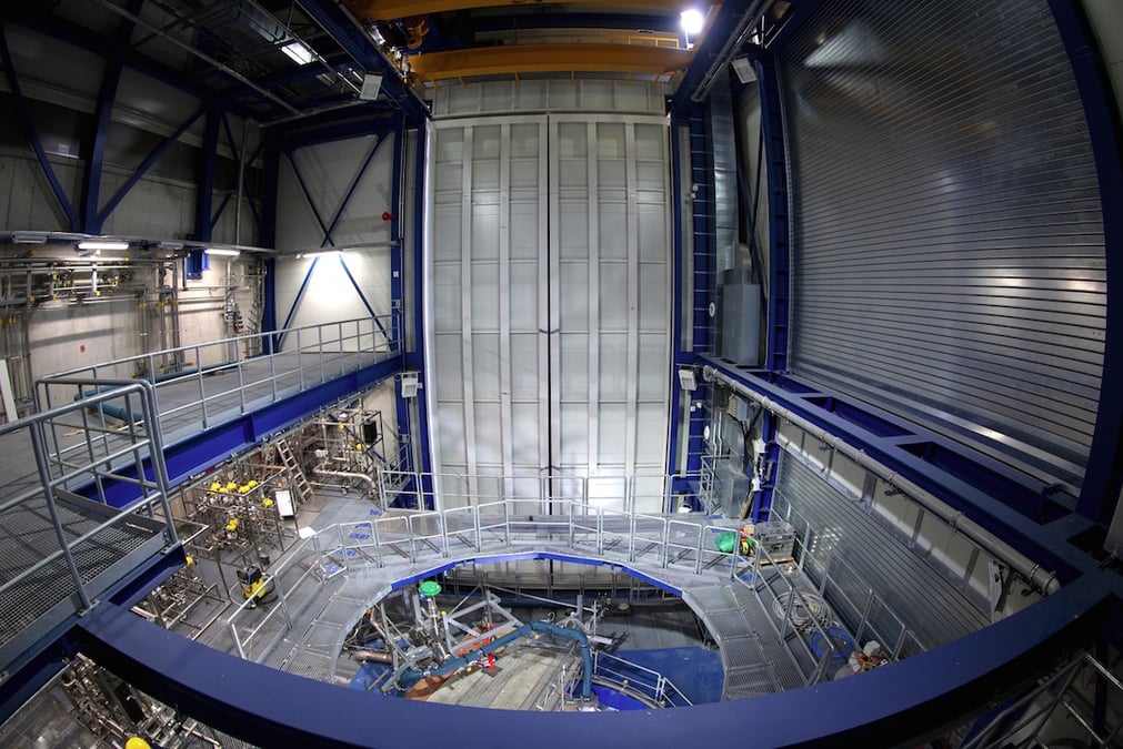 Ariane 6 upper stage test cell.