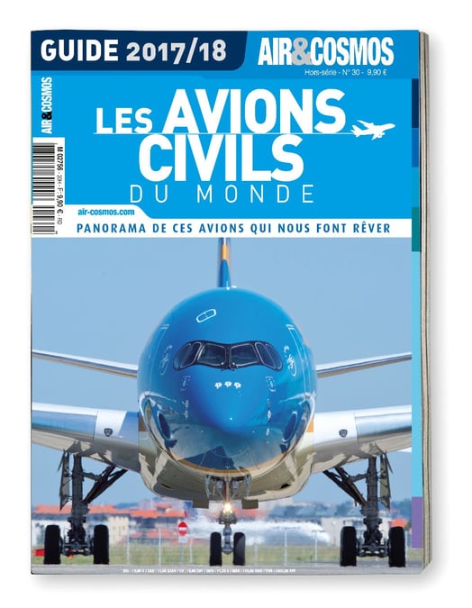 100 pages dédiées à 59 avions de ligne, avions régionaux et avions d'affaires
