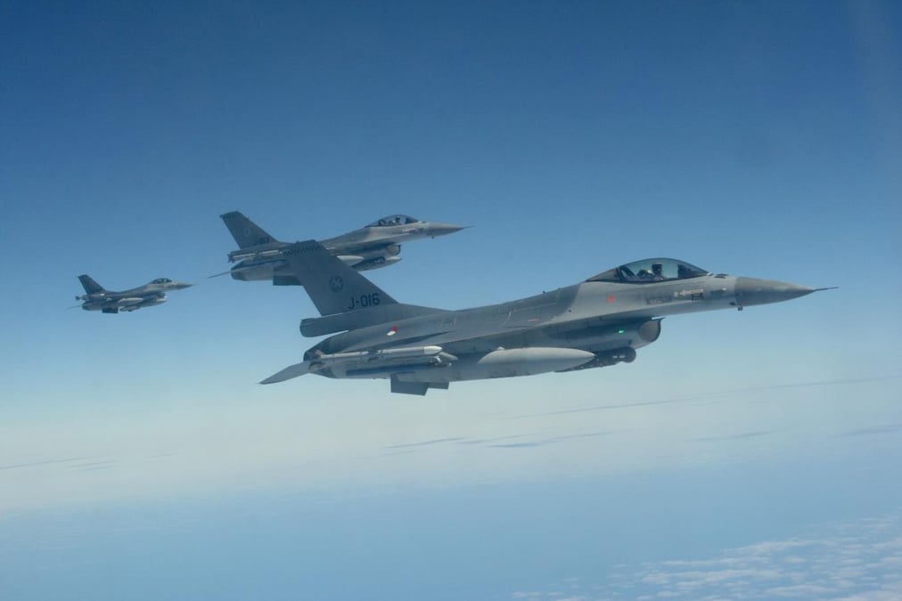 F-16 néerlandais et belges seront successivement en charge de la police du ciel au dessus du Benelux