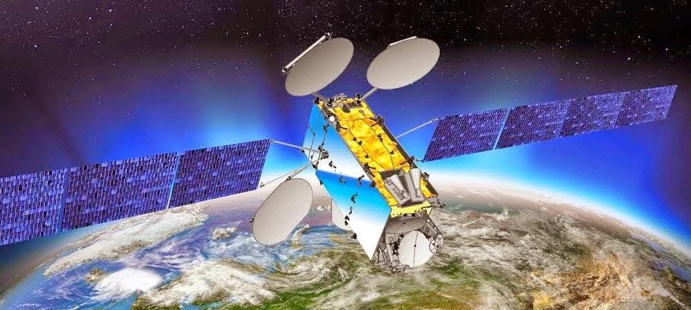 Vue d'artiste du satellite Inmarsat S-band/Hellas-Sat 3