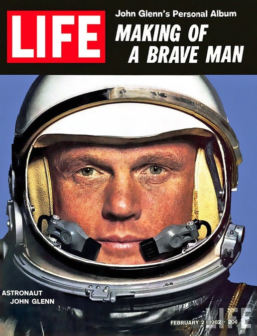 John Glenn, héros vivant d'une nation depuis 54 ans.