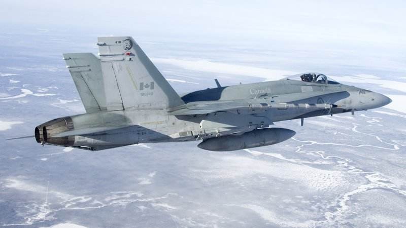 Un CF-188 canadien