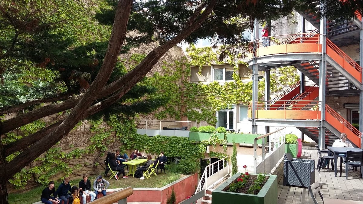 Les locaux de l'IPSA à Lyon.
