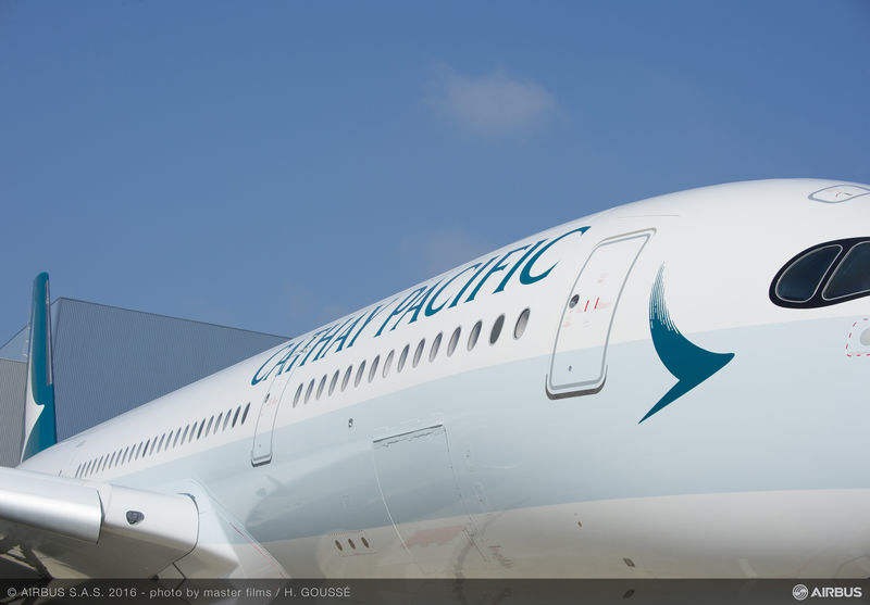 A fin octobre 2016, Cathay Pacific Airways comptait six Airbus A350-900 en flotte.