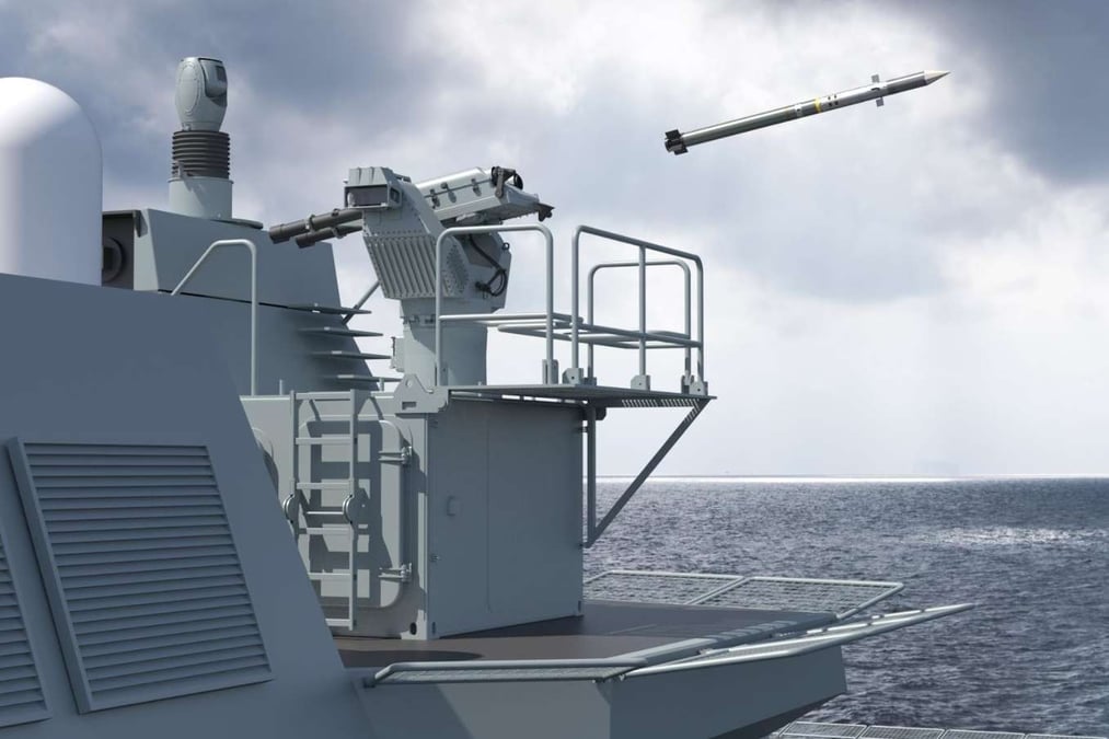 Le SPIMM de MBDA se compose d'une tourelle navale Simbad-RC équipée de deux missiles Mistral.